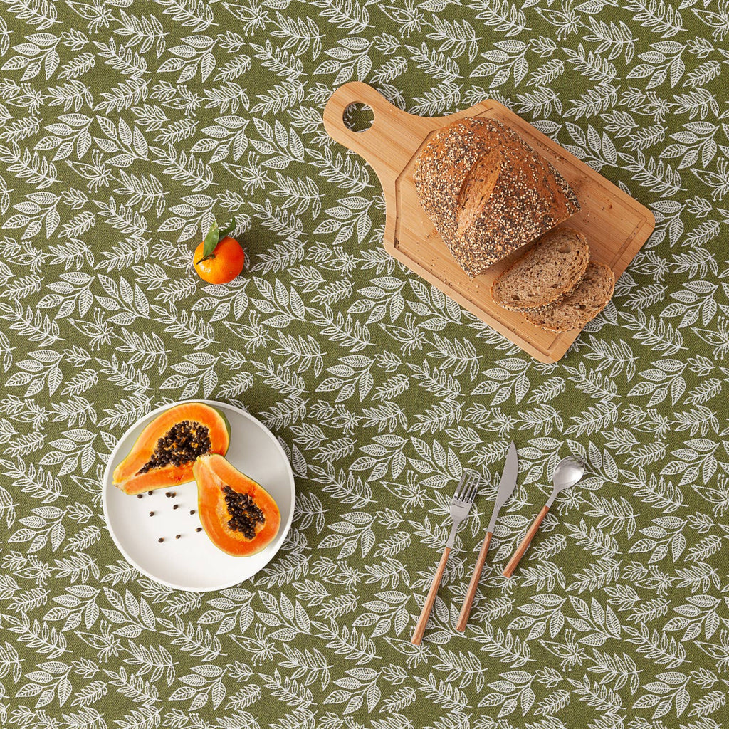 Mantel impermeable jacquard floral JALI 🌿✨