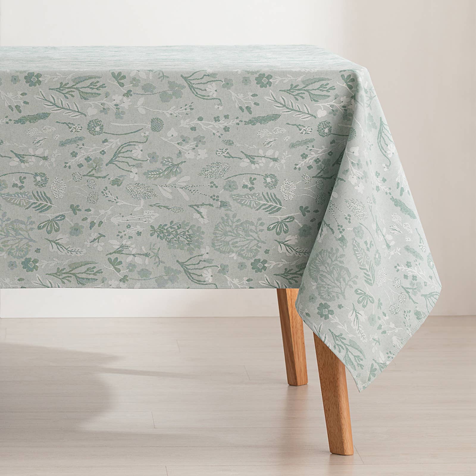 Mantel impermeable jacquard floral ALERCE 🌿✨