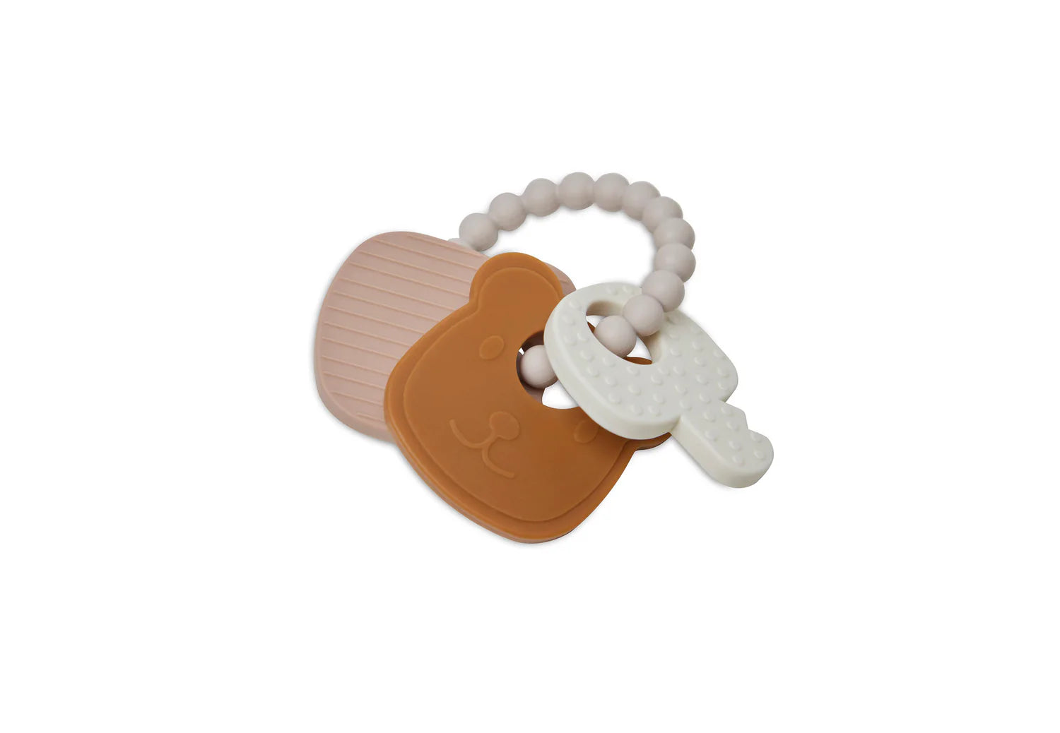 Anillo de Dentición de Silicona – Oso de Peluche 🐻🌿