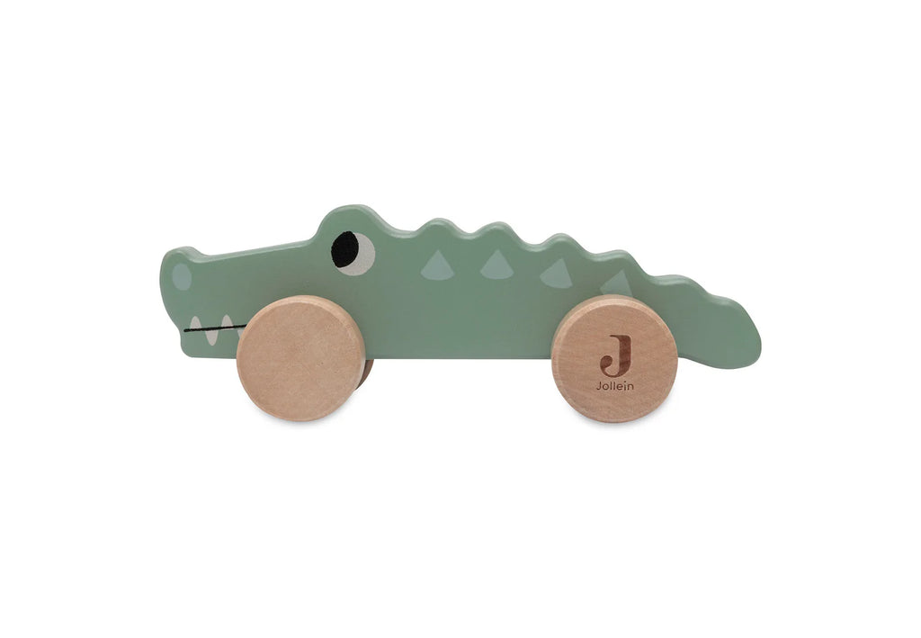 Cocodrilo de Madera sobre Ruedas – Jungle Jamboree 🐊🌿