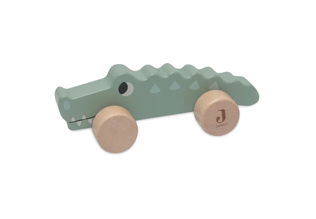 Cocodrilo de Madera sobre Ruedas – Jungle Jamboree 🐊🌿