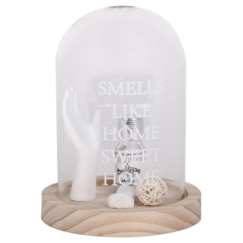 Perfumador Domo Cristal Mano
