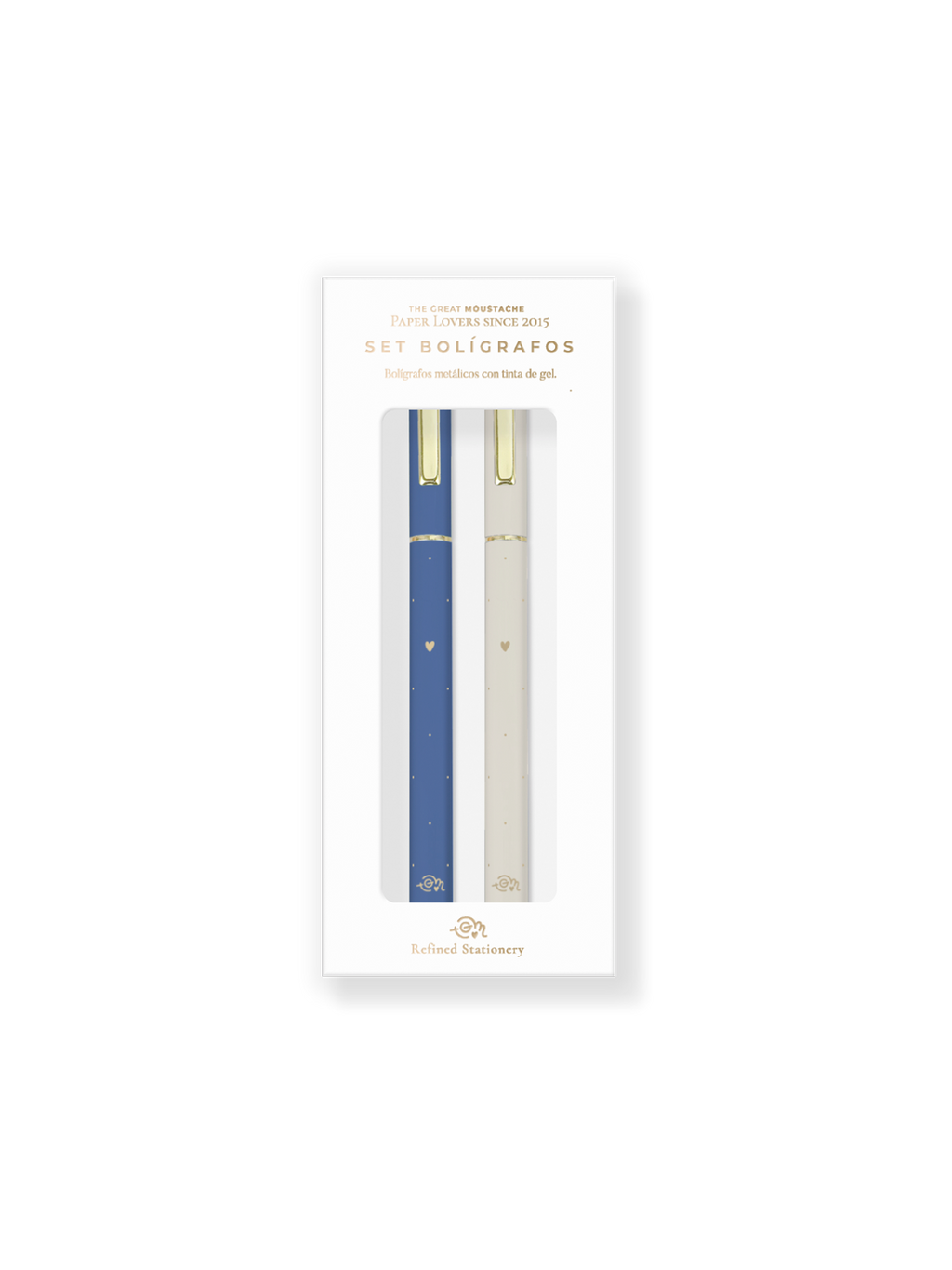 Bolígrafos de Gel – Pack de 2 (Negro y Azul) ✨🖊️