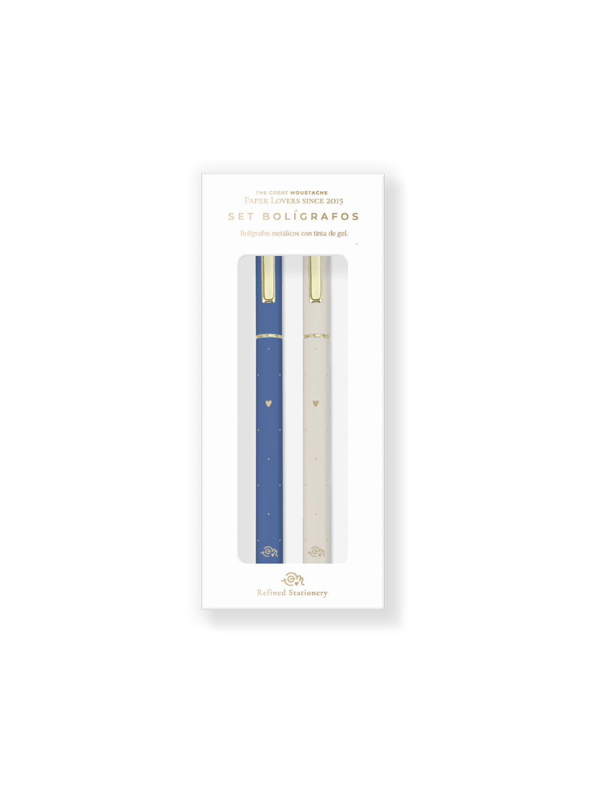 Bolígrafos de Gel – Pack de 2 (Negro y Azul) ✨🖊️