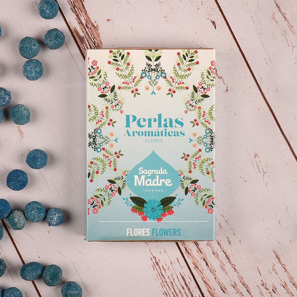 Perlas aromáticas flores