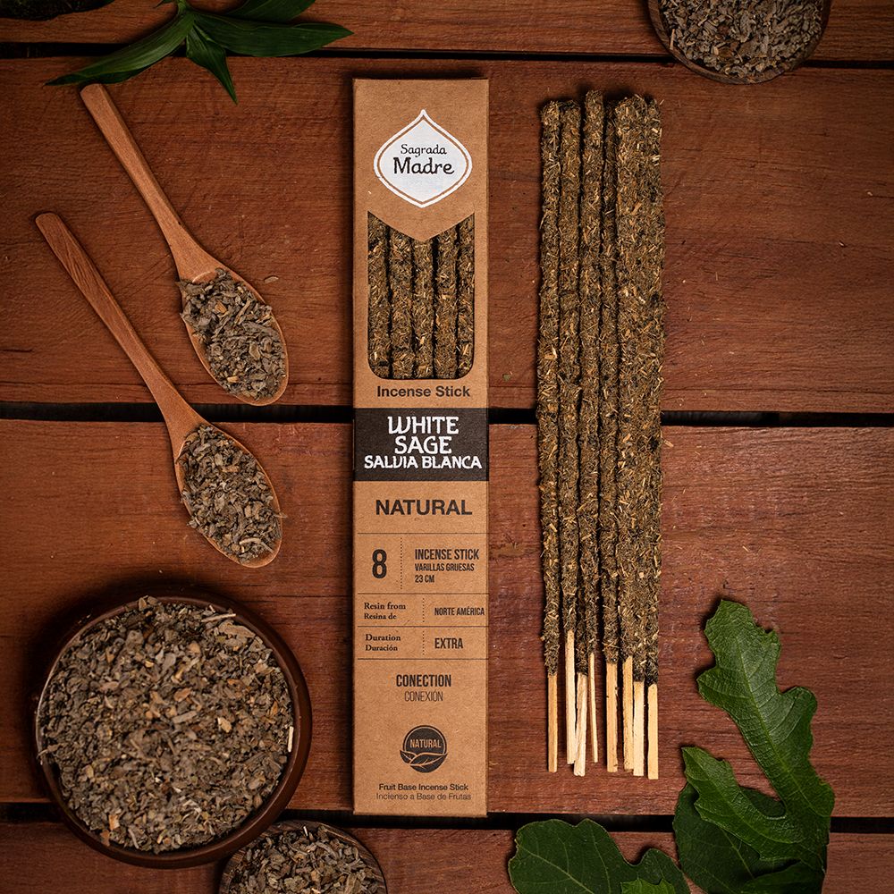 Incienso de Salvia Blanca Natural 🌿✨