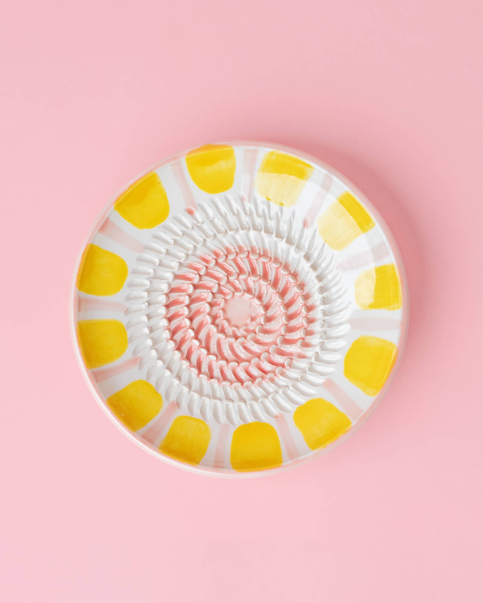 Rallador de Cerámica – Small Rosa & Amarillo Valentina 🌸💛