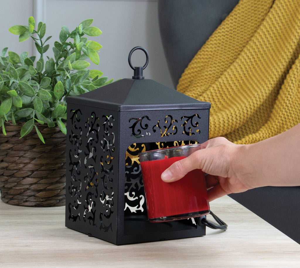 Cottage – Farol Metálico para Velas Perfumadas 🕯️🖤