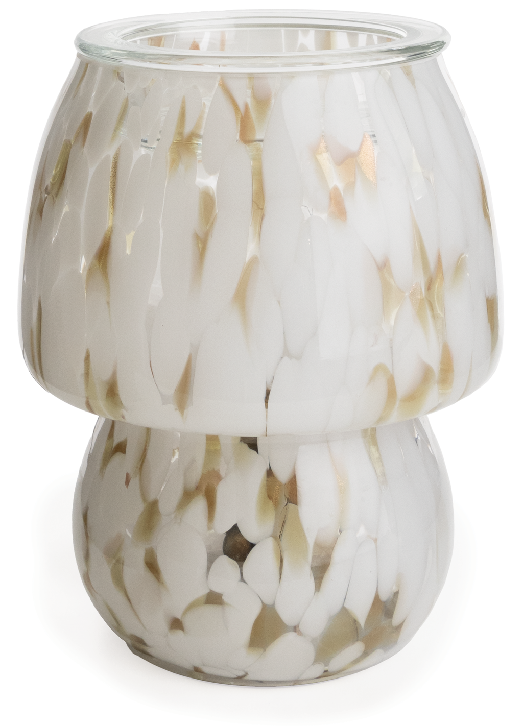 Lámpara de Aroma Edison Art Glass  Vidrio Vintage ✨🕯️