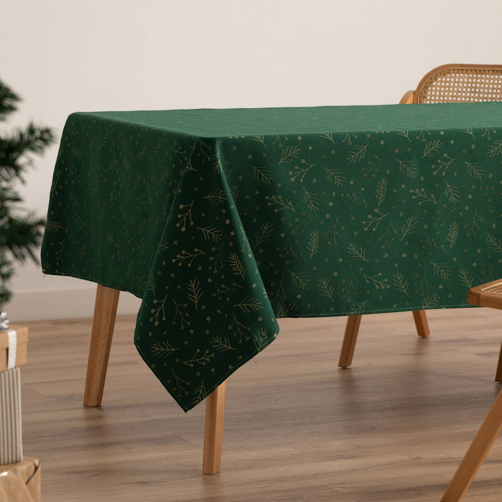 Mantel de Navidad jacquard BERRIE 🎄✨