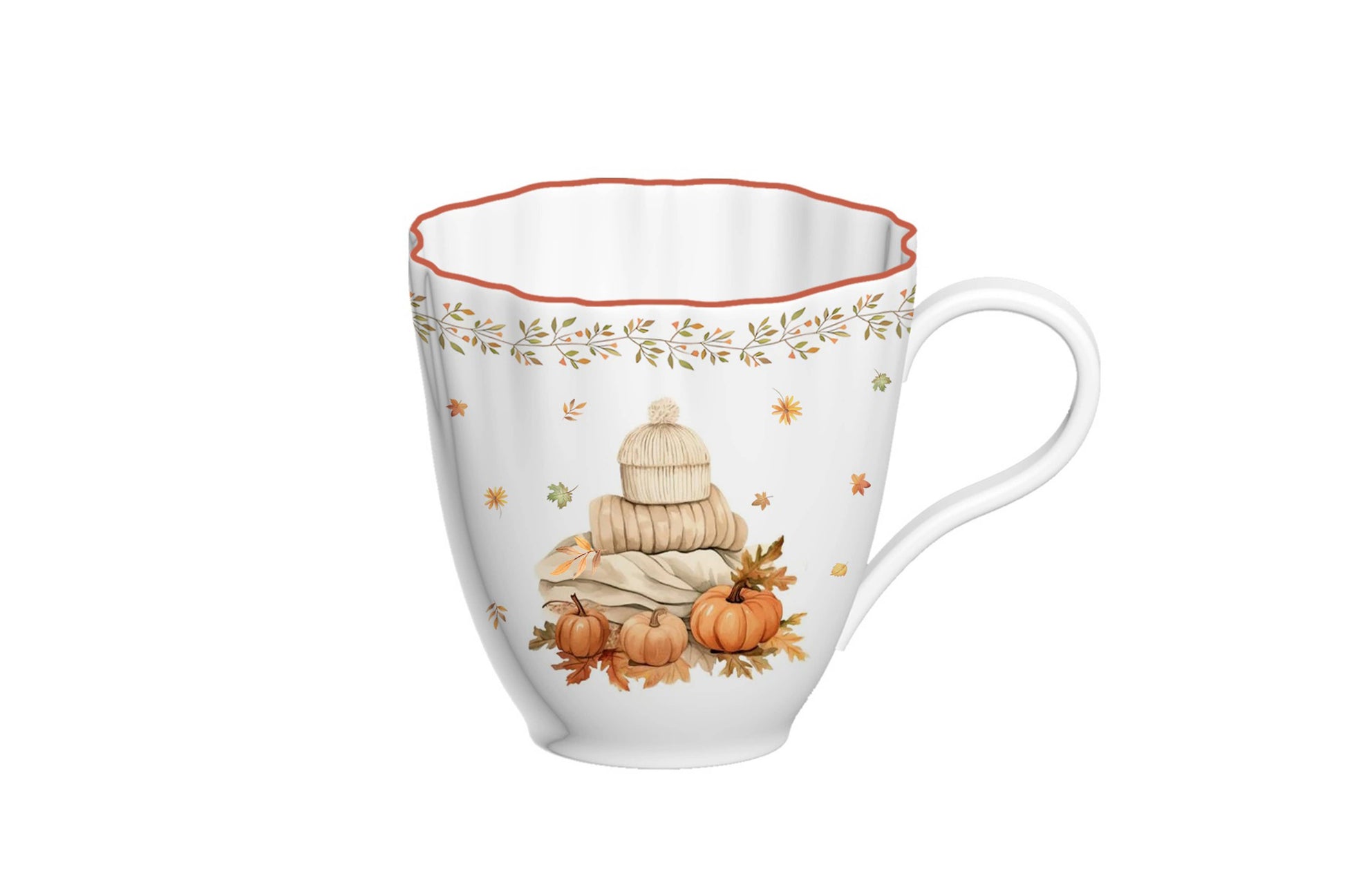 Taza de porcelana – Encanto de otoño 🍁☕
