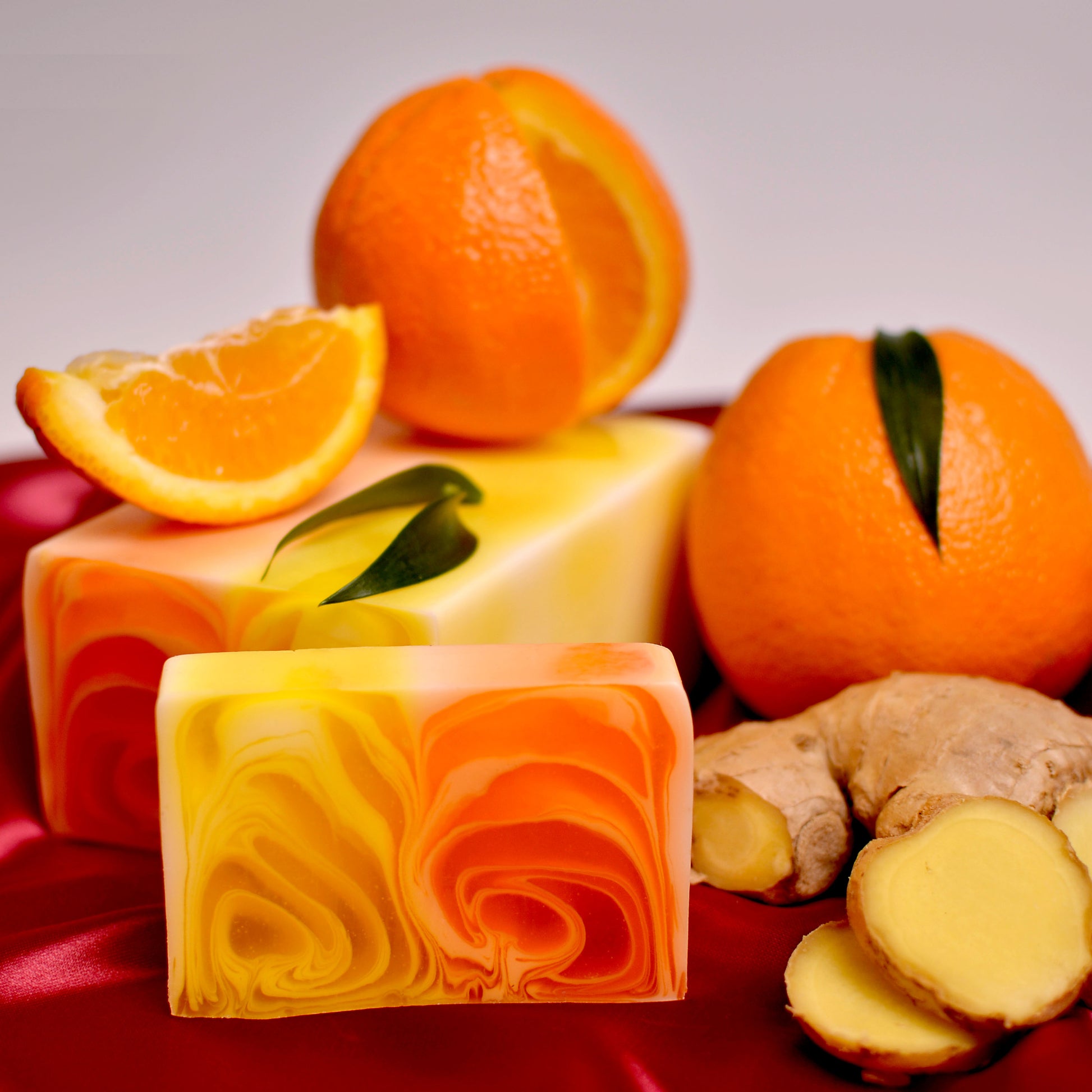 Jabón artesanal de Naranja y Jengibre 🍊✨
