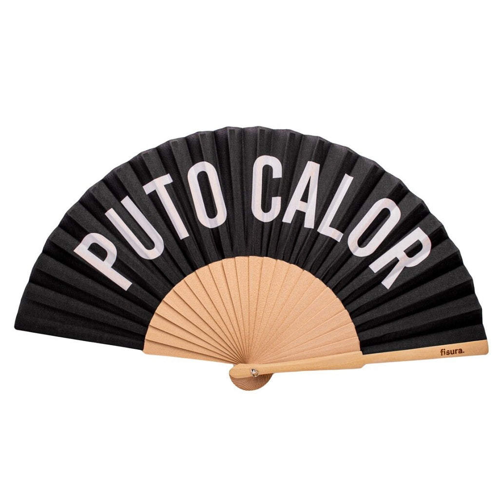 Abanico “Puto calor” 🔥🖤