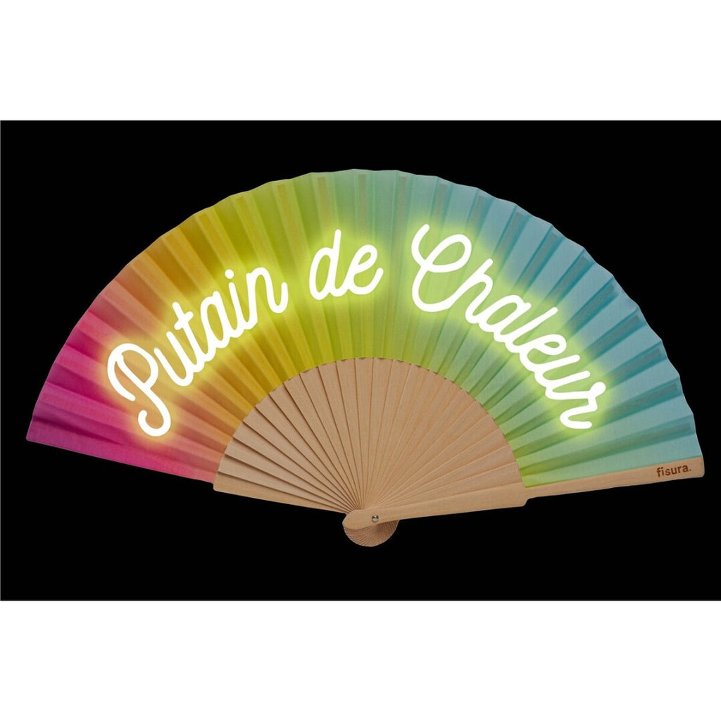 Abanico “Putain de chaleur” 🌈🔥