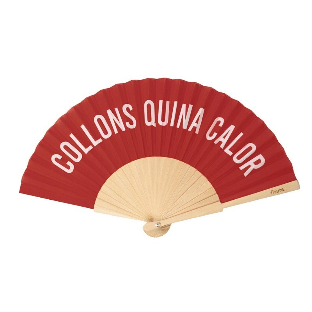 Abanico “Collons quina calor” 🔥❤️