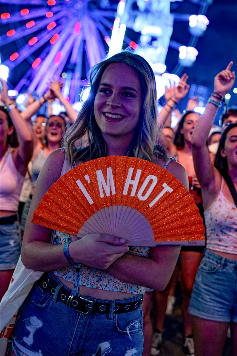 Abanico “I’m Hot” ✨🧡