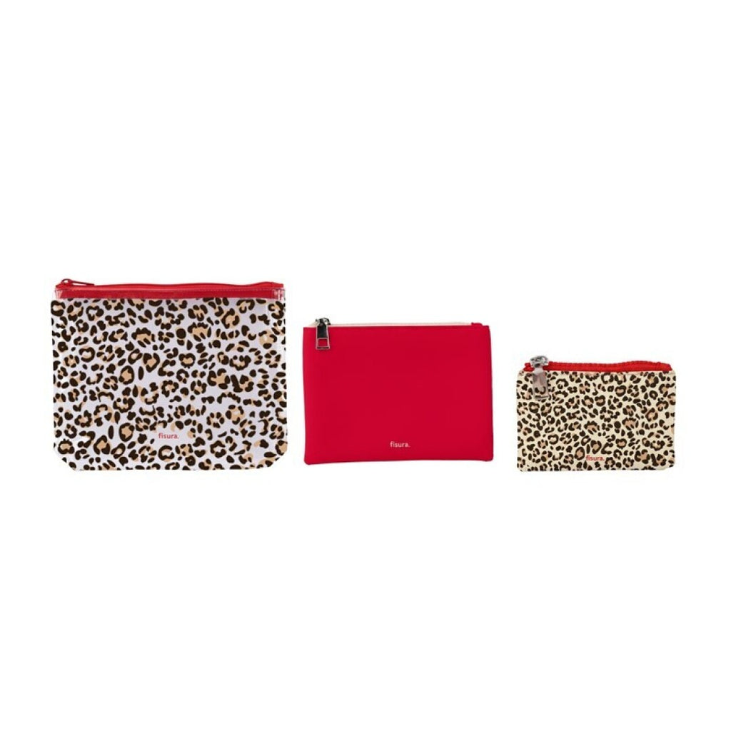 Trousse de Toilette Triple « Léopard » 🐆