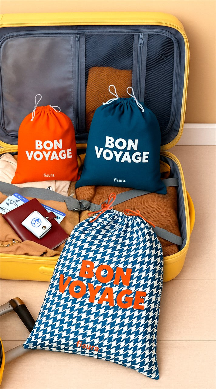 Bolsas de Viaje “Bon Voyage”  ✈️