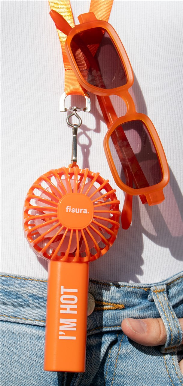 Ventilateur Portable « J'ai Chaud » 🧡💨