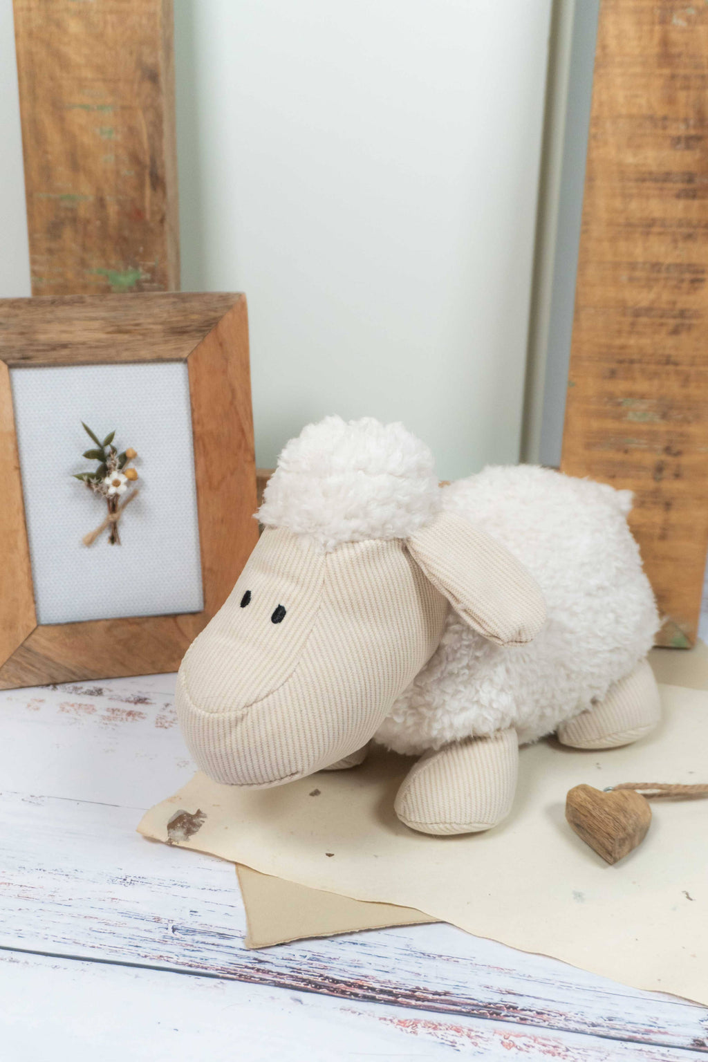 Tope de puerta – Ovejita suave 🐑✨
