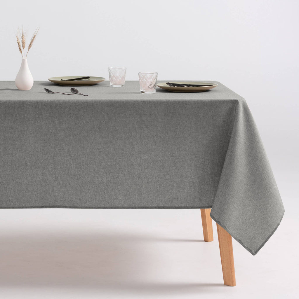Mantel liso antimanchas algodón tacto tela – INDIRA
