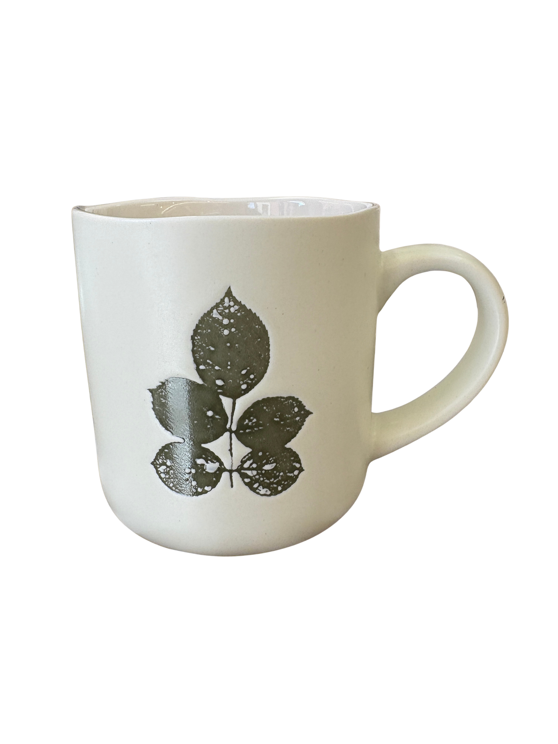 Mug de Porcelana 480 ml Diseño Hoja 🌿