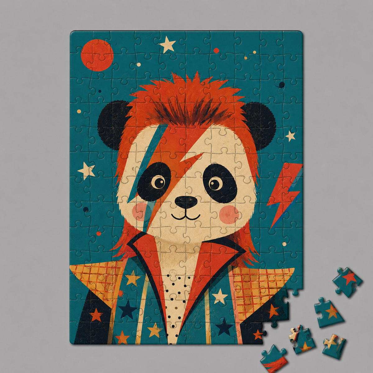 Puzzle El Panda Más Cool del Reino Animal
