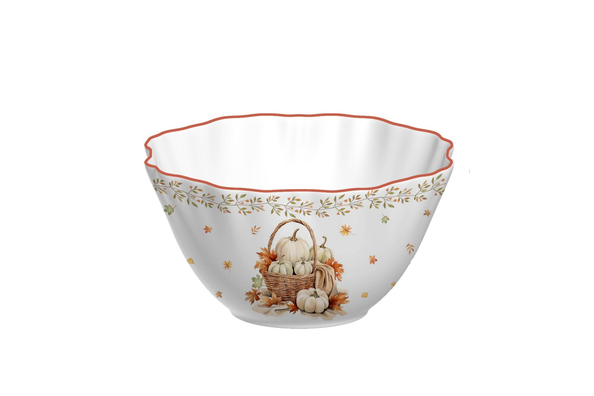 Cuenco de porcelana – Encanto de otoño 🍁🍂