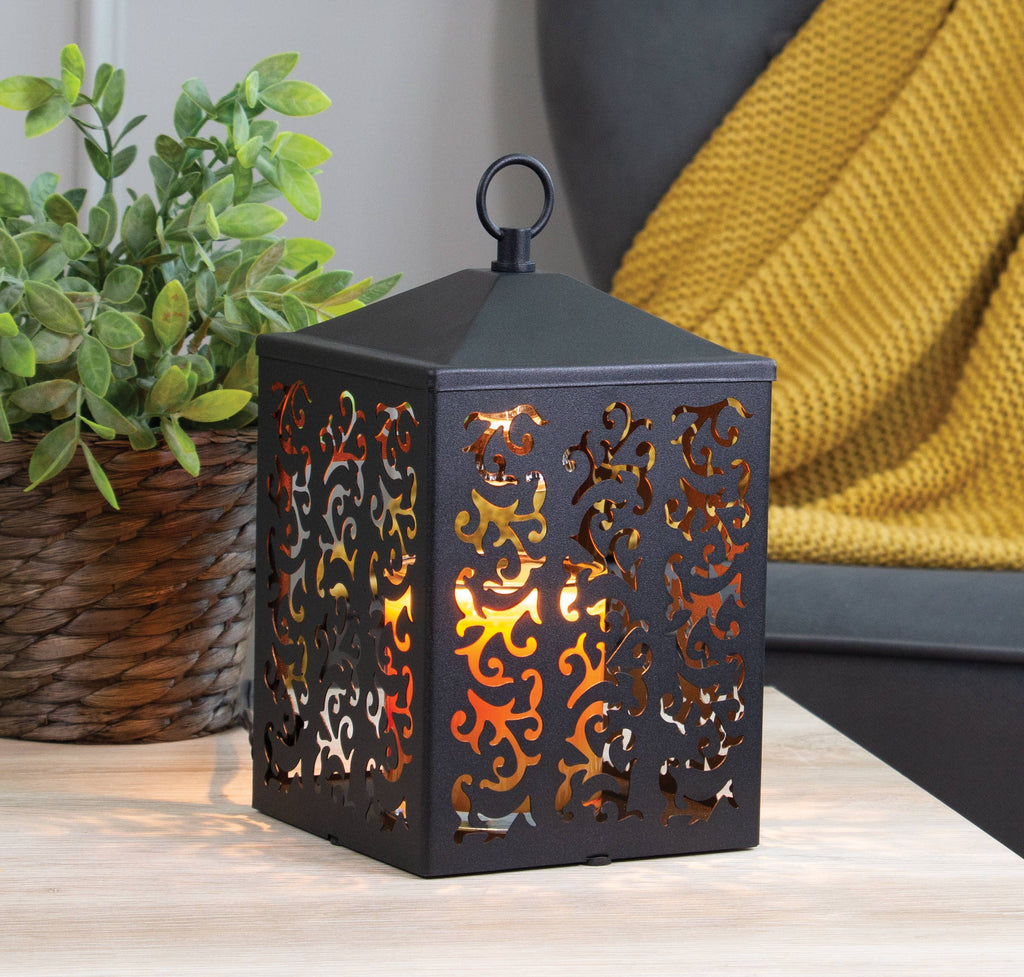 Cottage – Farol Metálico para Velas Perfumadas 🕯️🖤