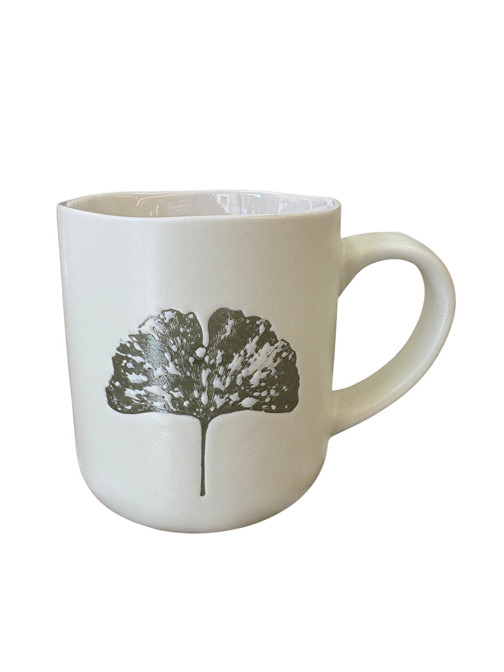 Mug de Porcelana 480 ml Diseño Hoja 🌿