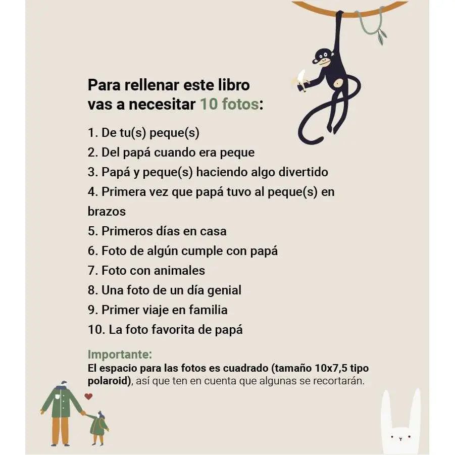 Libro Rellenable "Papá, Esto Queda Entre Tú Y Yo"
