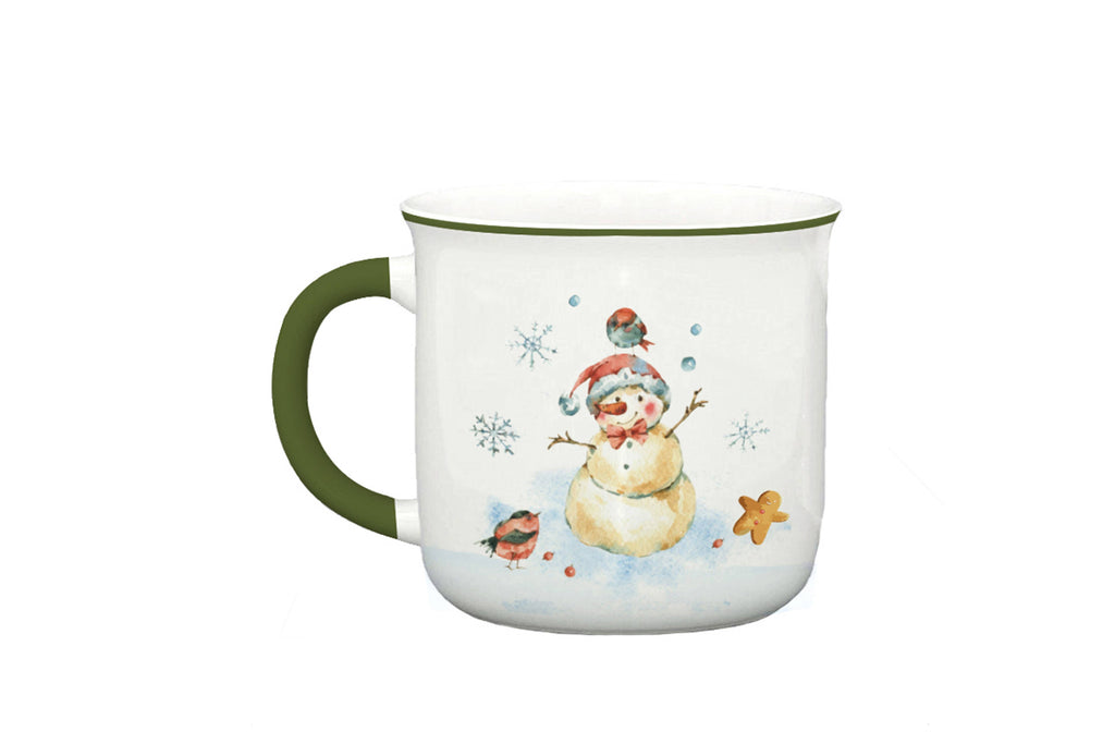 Taza de Cerámica Muñeco de Nieve ☃️❄️