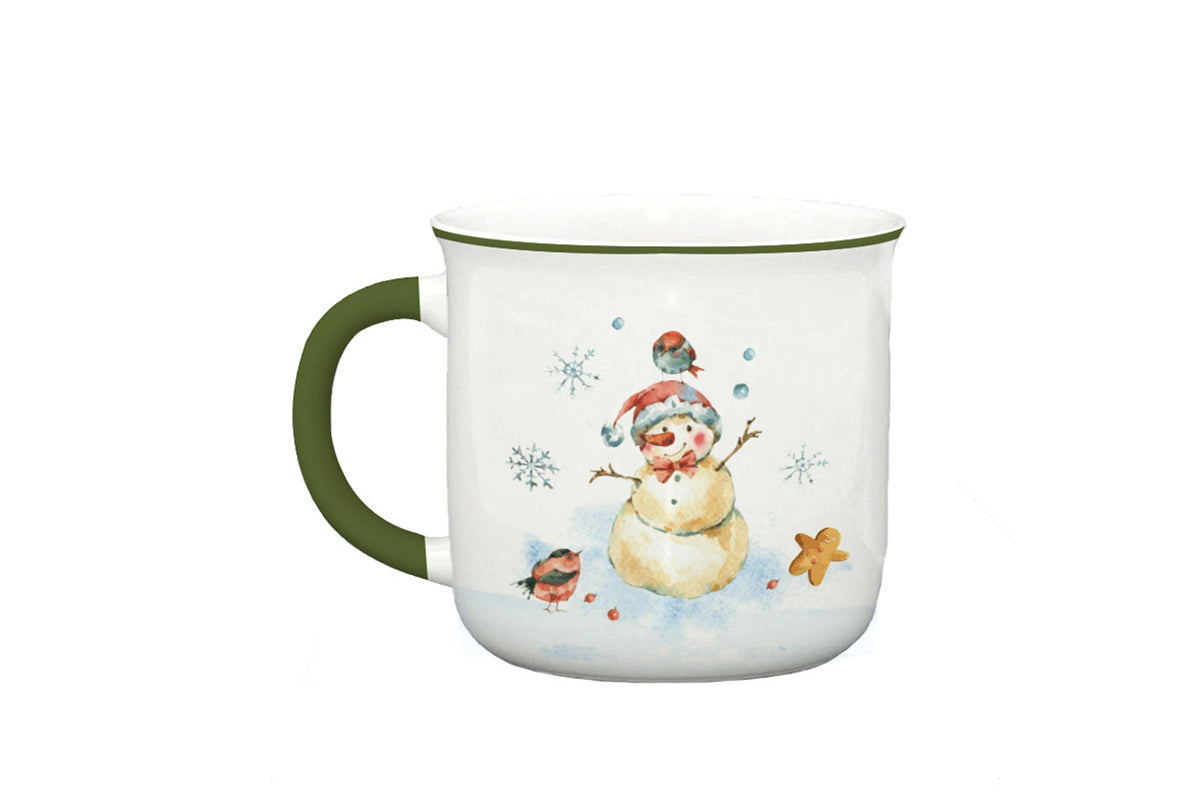 Taza de Cerámica Muñeco de Nieve ☃️❄️