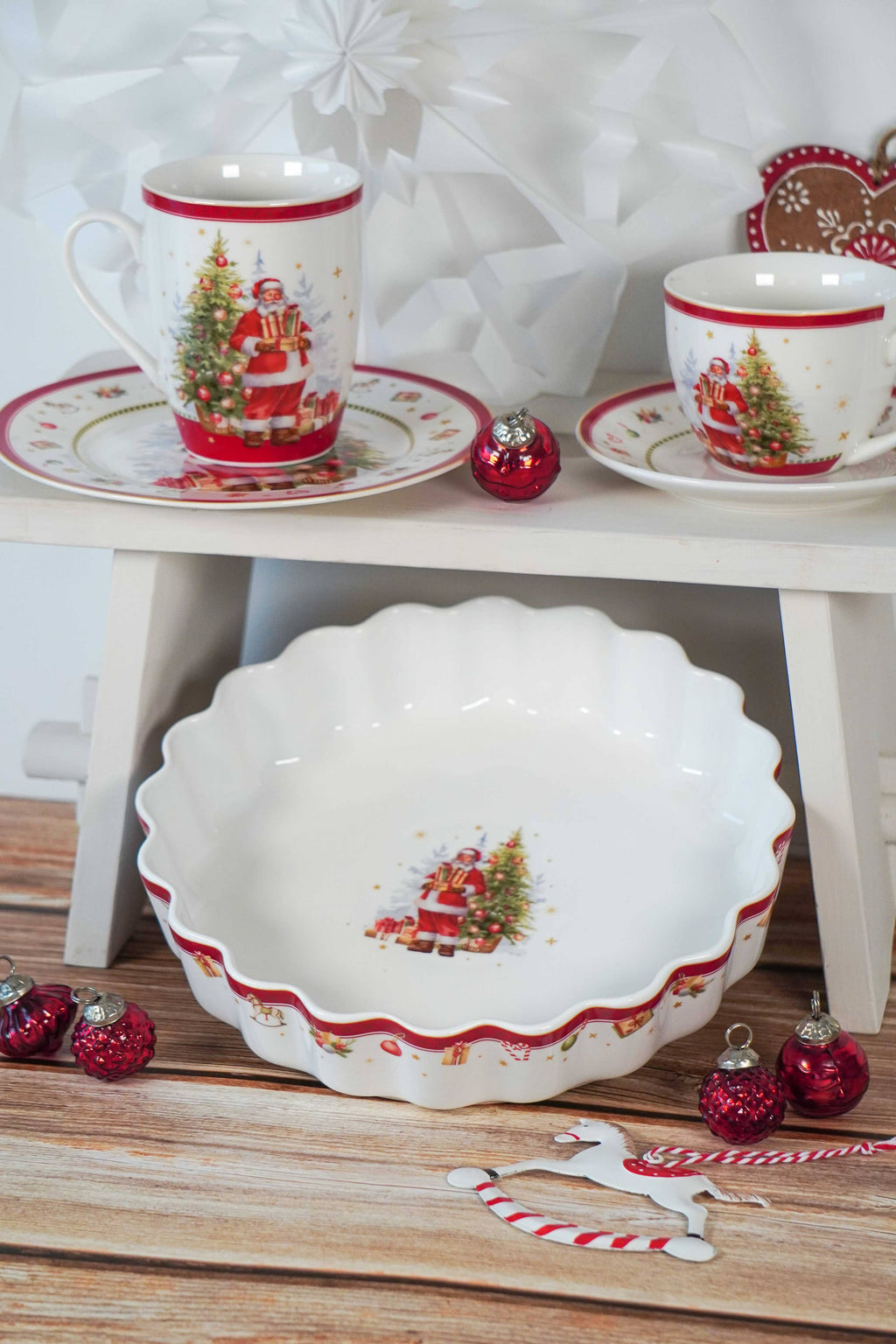 Plato de Horno Happy Santa 🎅✨