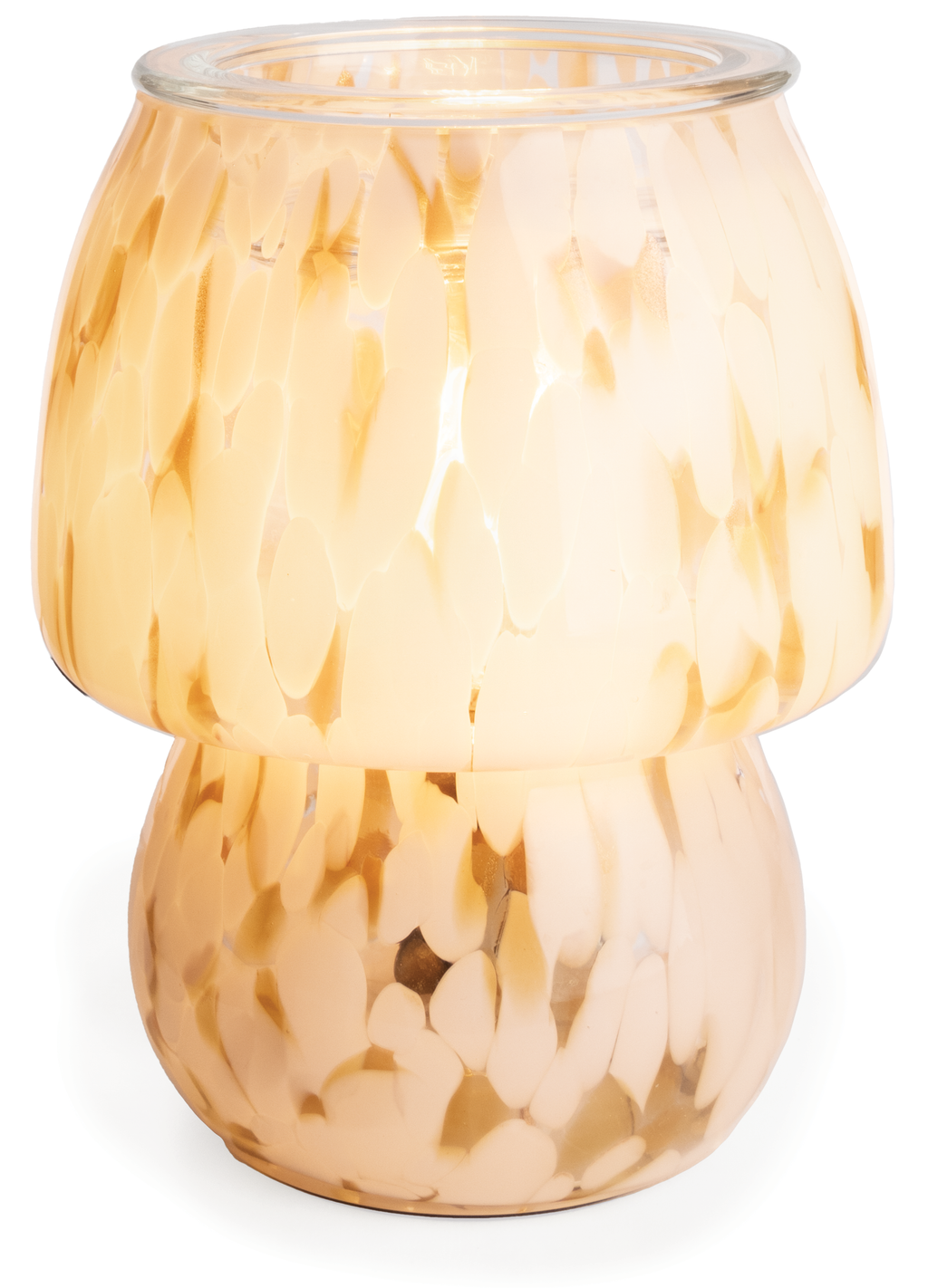 Lámpara de Aroma Edison Art Glass  Vidrio Vintage ✨🕯️