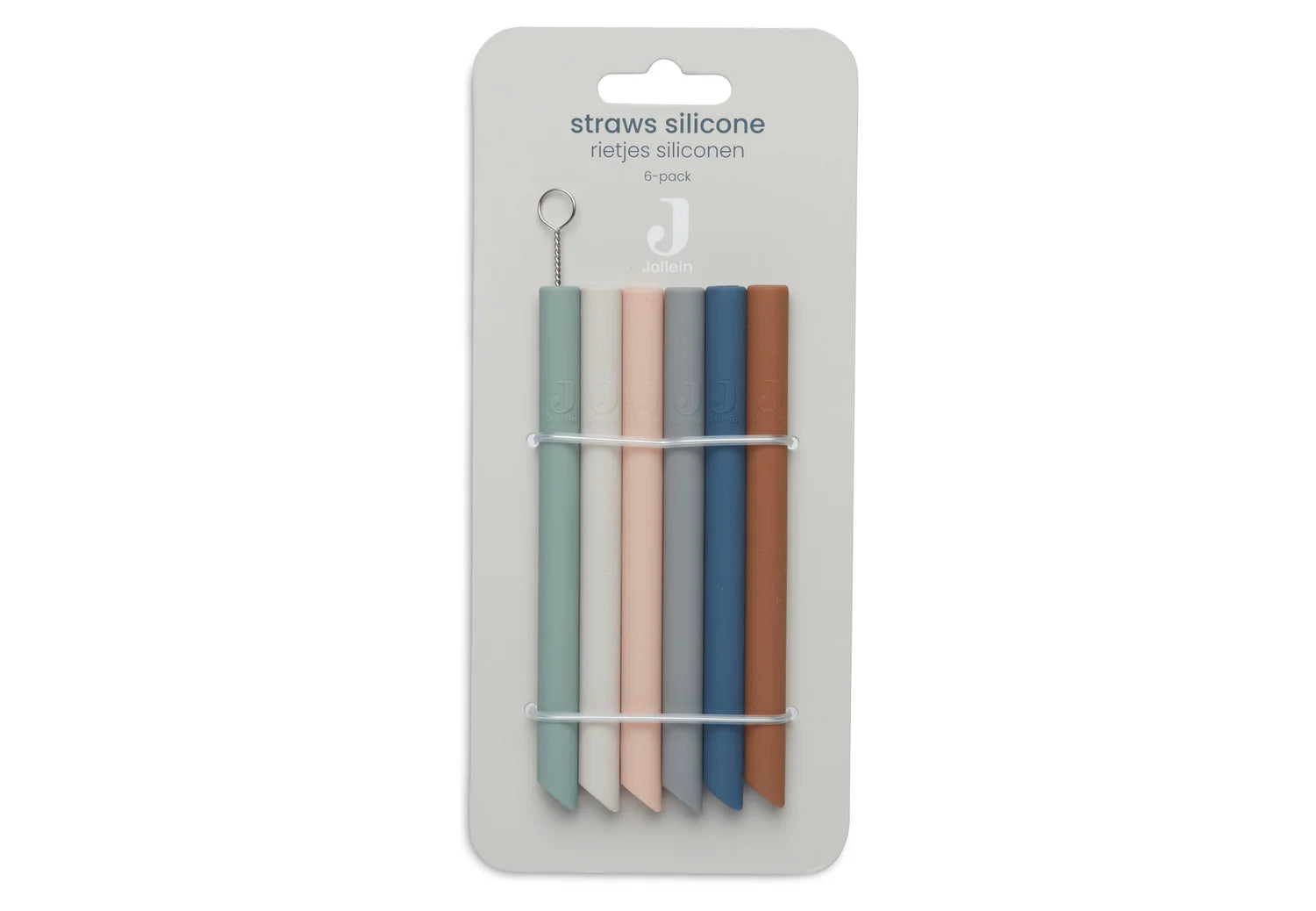 Pajitas de Silicona – Multicolor – Pack de 6 🌈🥤