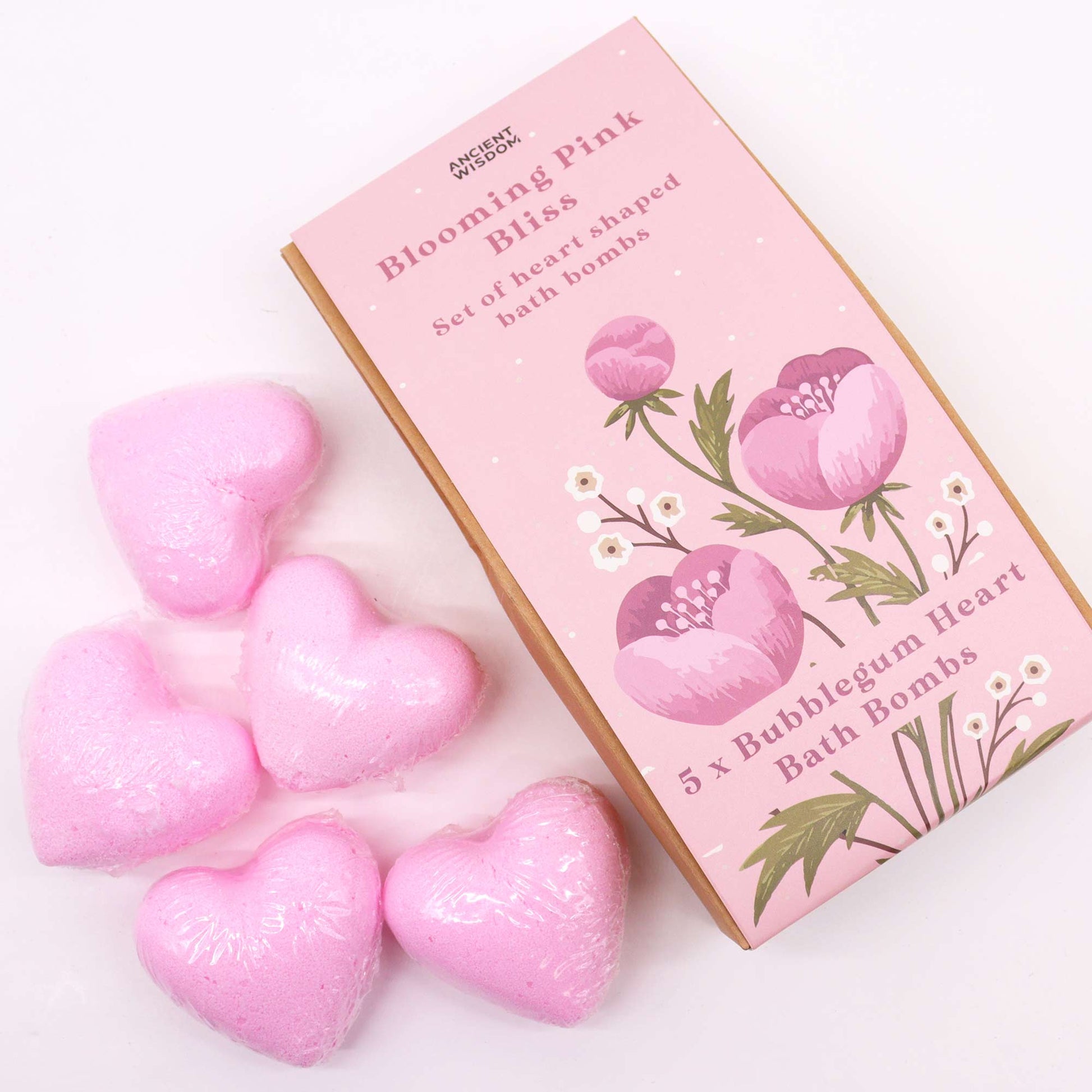 Set de Bombas de baño de Corazon