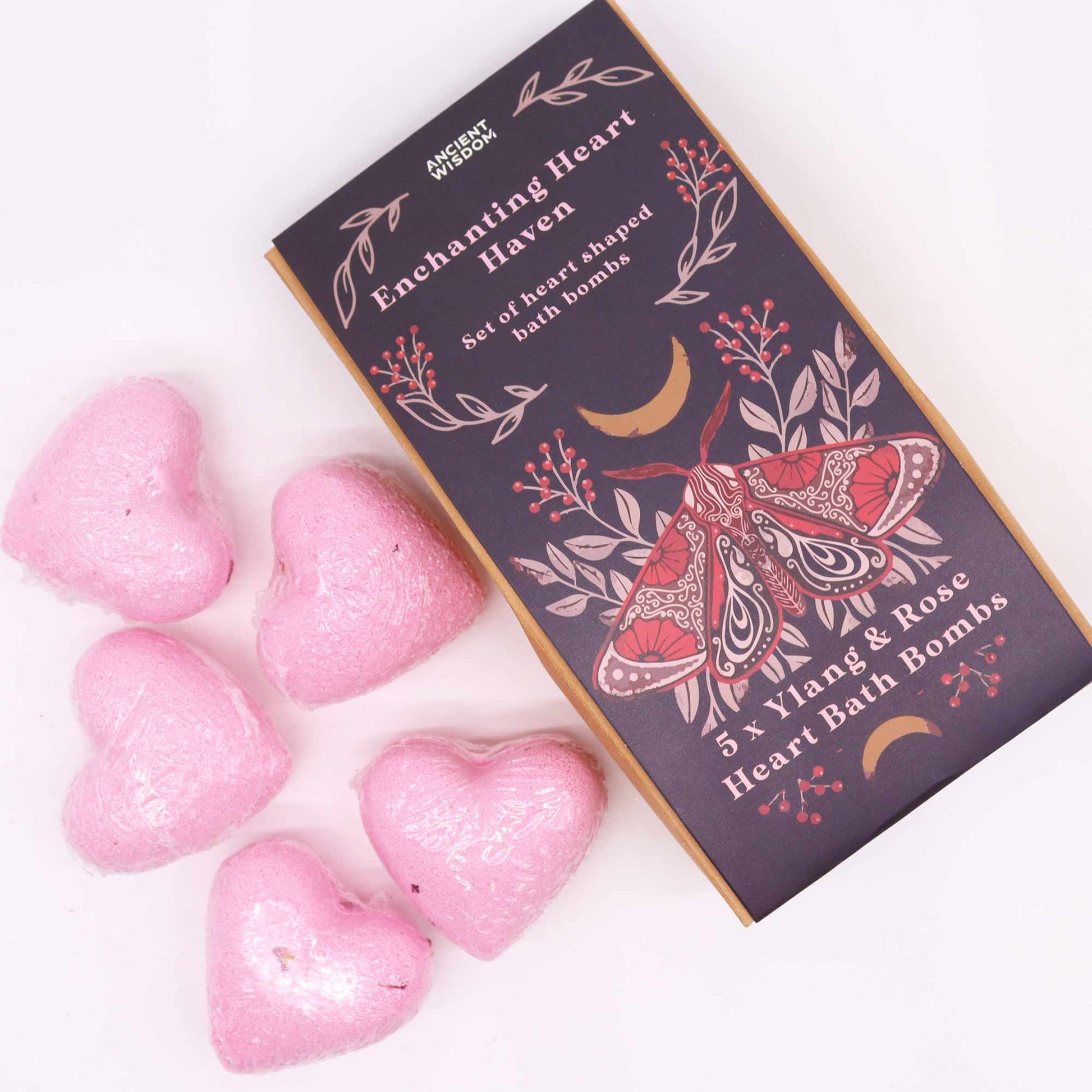 Set de Bombas de baño de Corazon