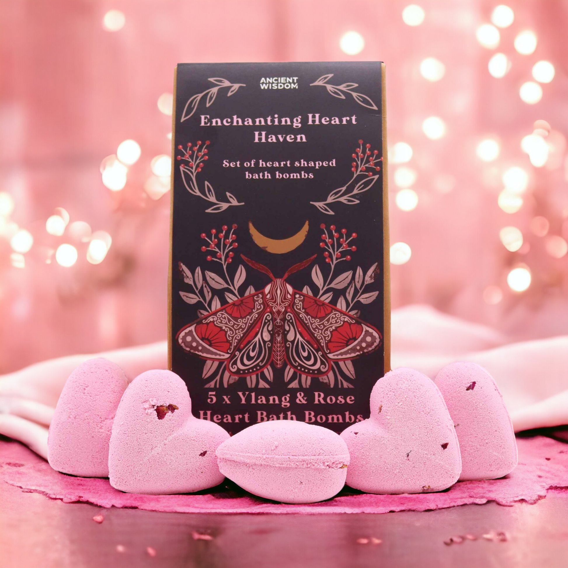 Set de Bombas de baño de Corazon