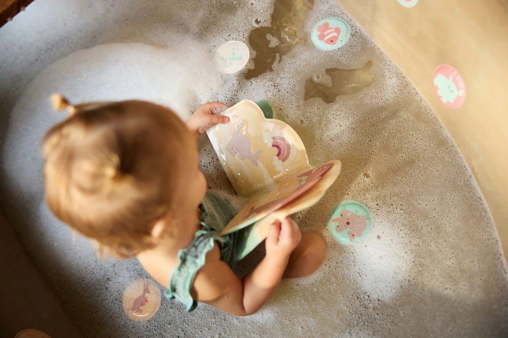 Libro de Baño Mágico – Canguros 📖🛁✨