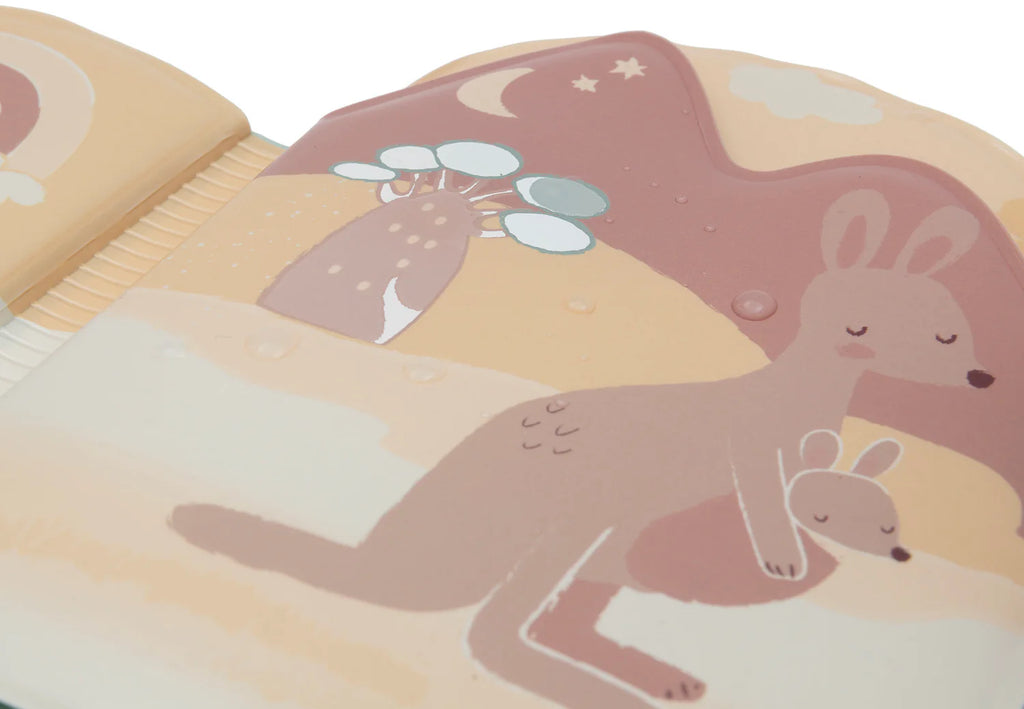 Libro de Baño Mágico – Canguros 📖🛁✨