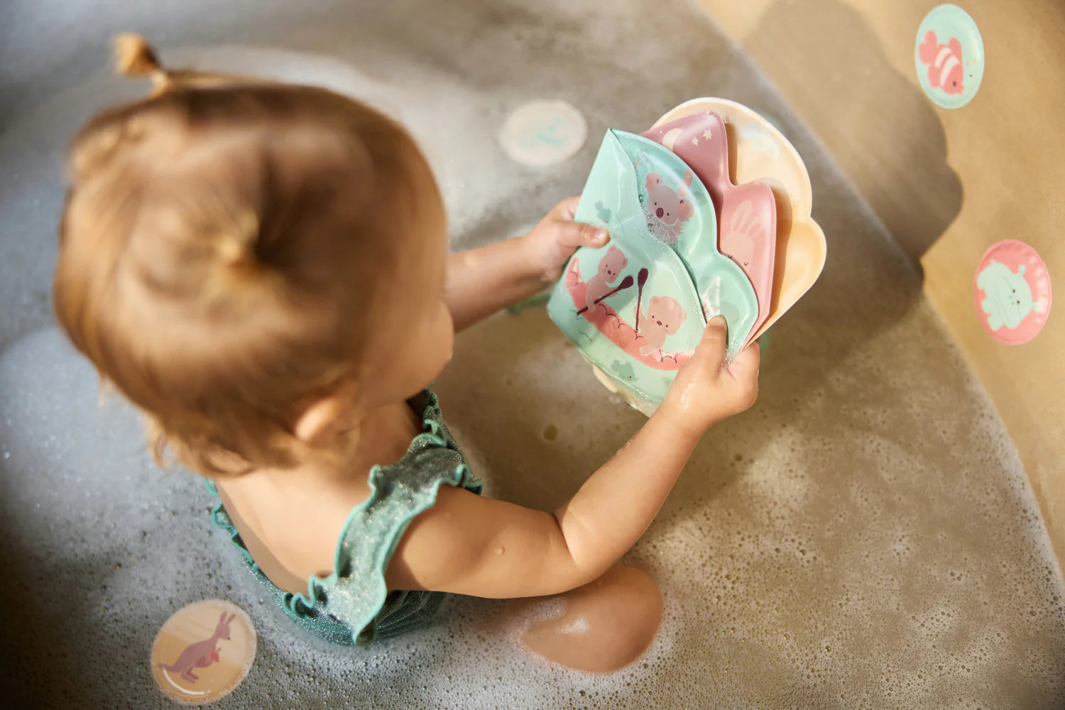 Libro de Baño Mágico – Canguros 📖🛁✨
