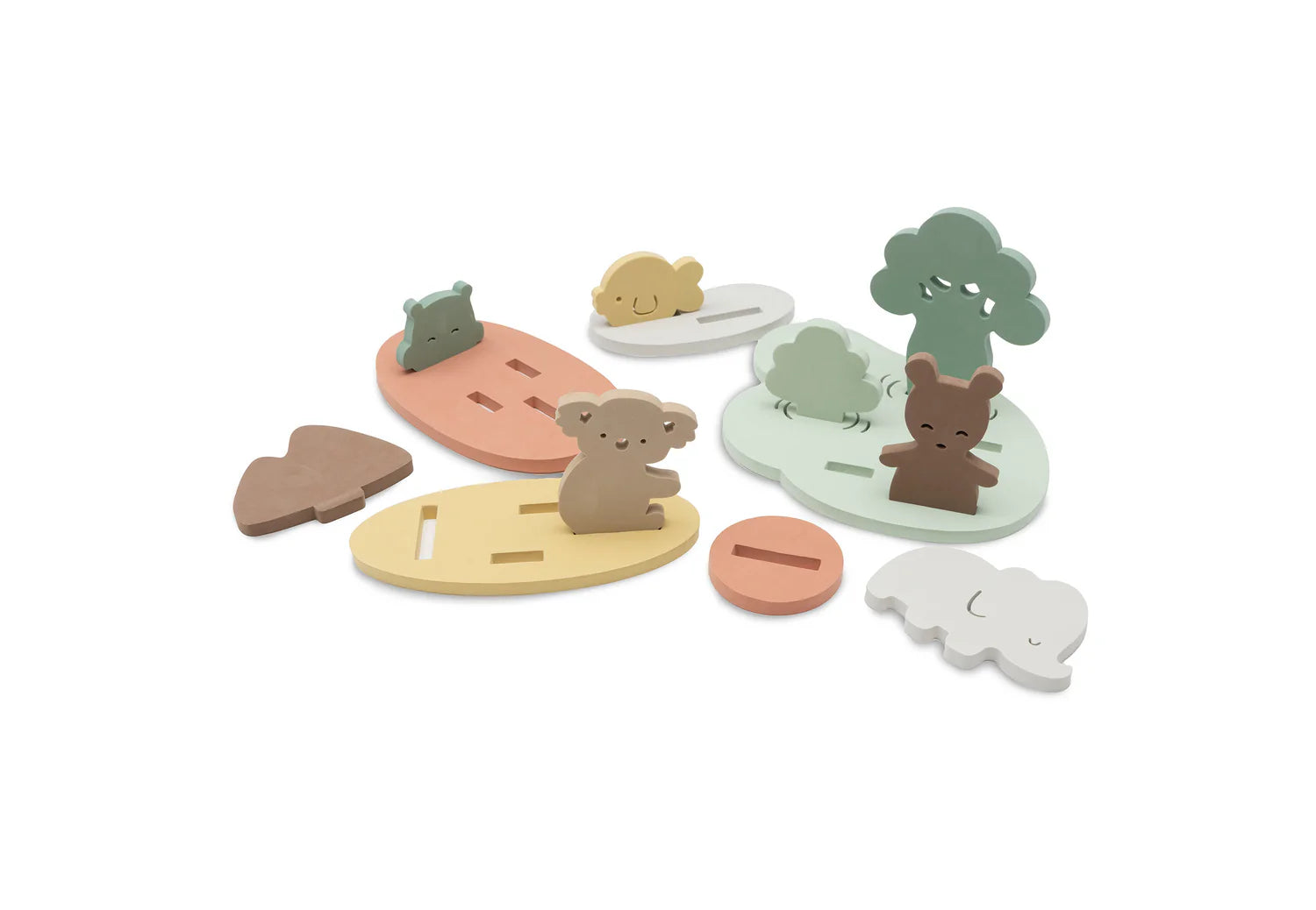 Juego de Espuma de Baño – Mundo Animal 🐨🛁