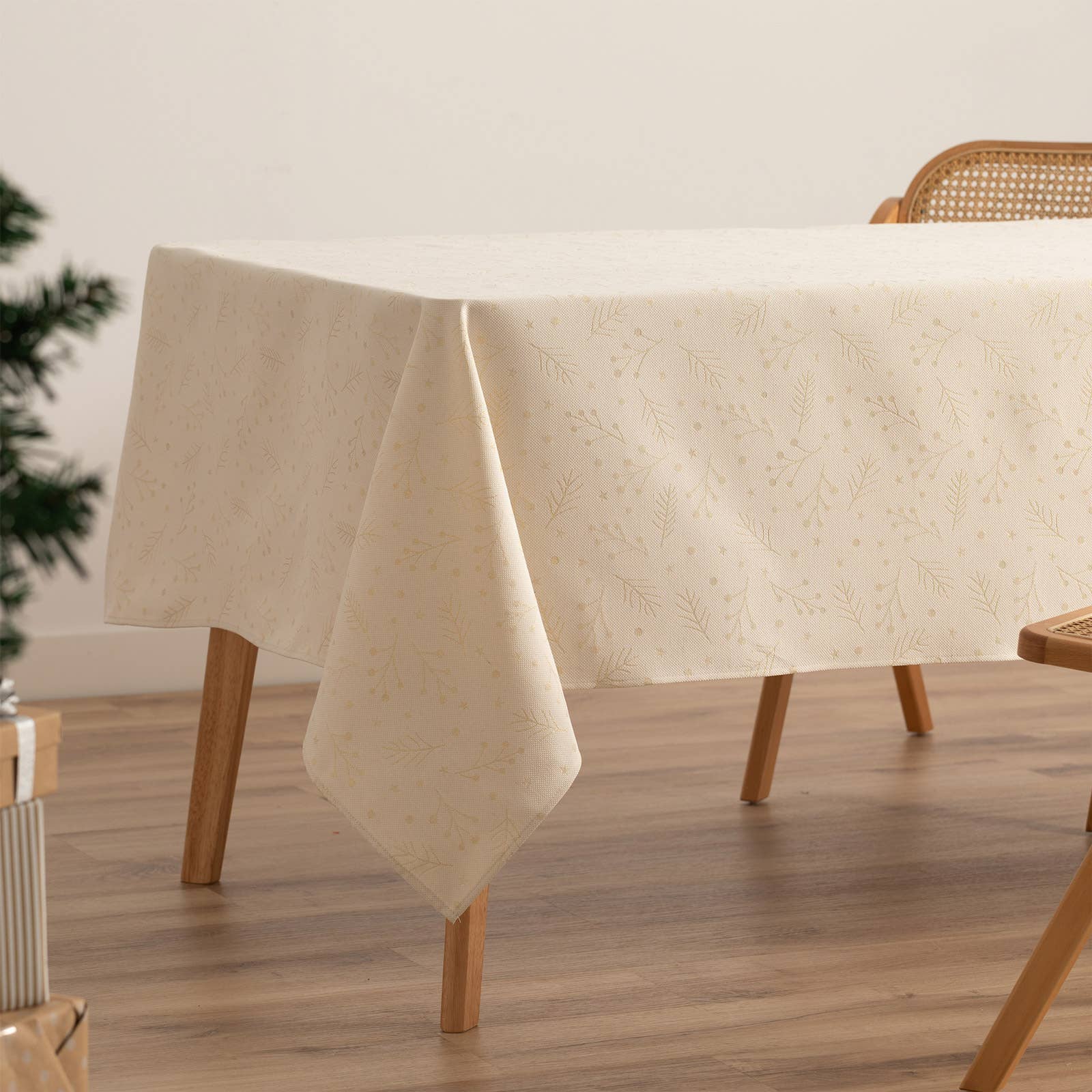 Mantel de Navidad jacquard BERRIE 🎄✨