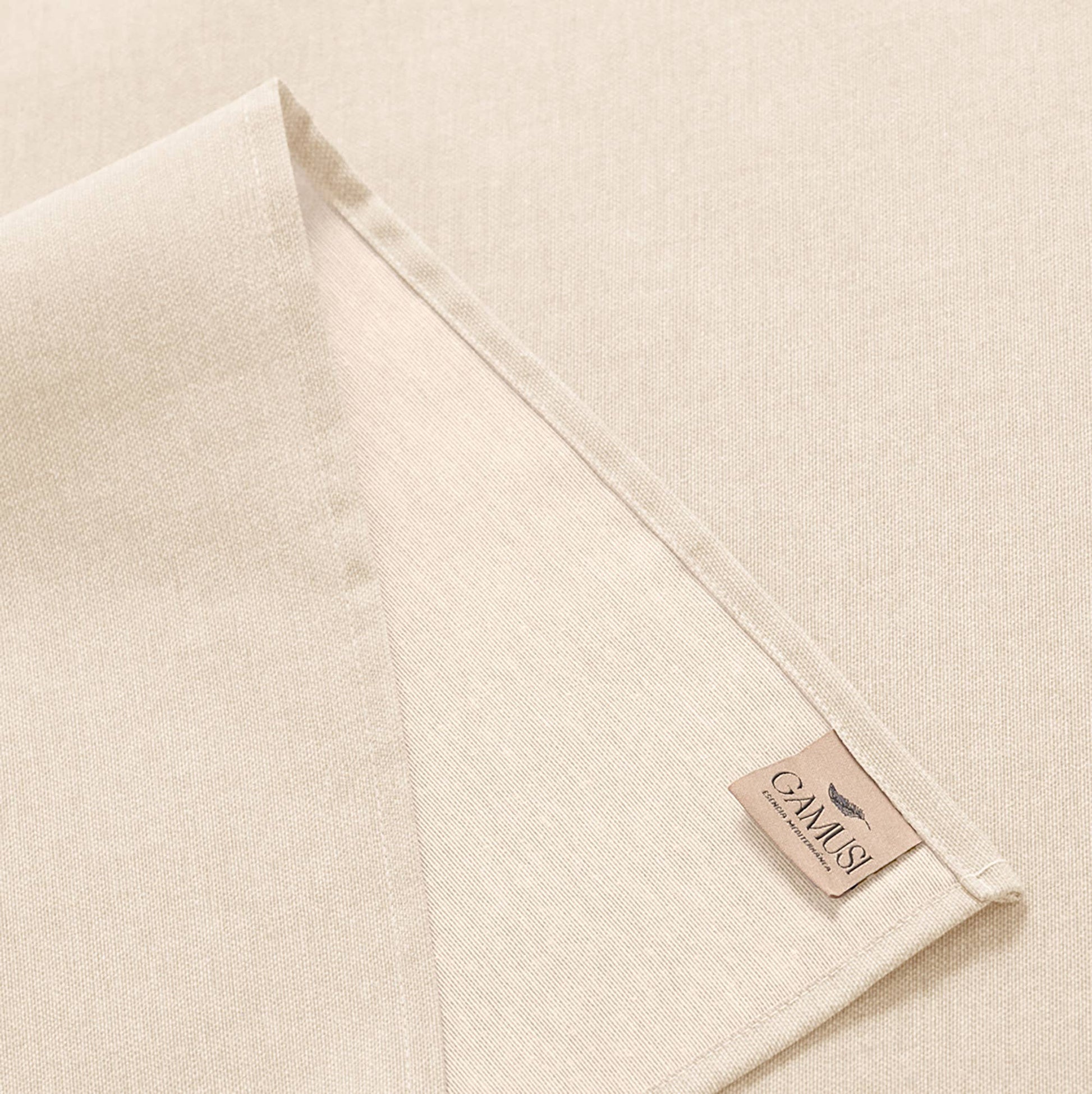 Mantel liso antimanchas algodón tacto tela – INDIRA