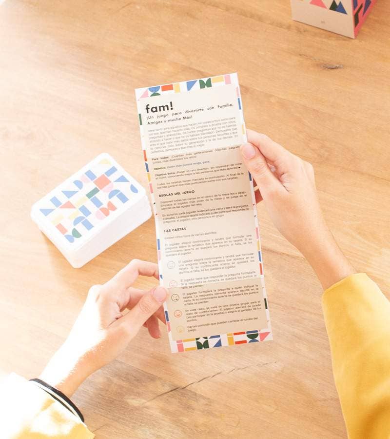 Juego Familiar “FAM” – Familia, Amigos y Mucho Más 💛🎉