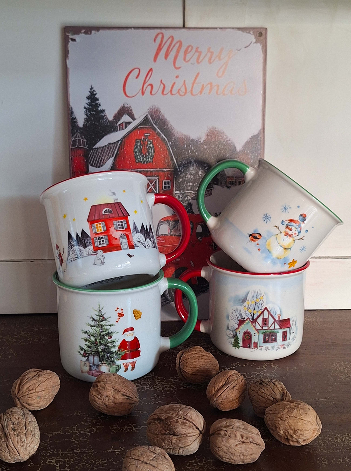 Taza de Cerámica Muñeco de Nieve ☃️❄️