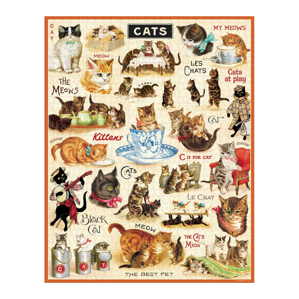 Puzzle Vintage cats
