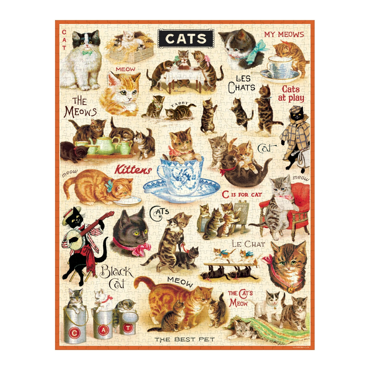 Puzzle Vintage cats