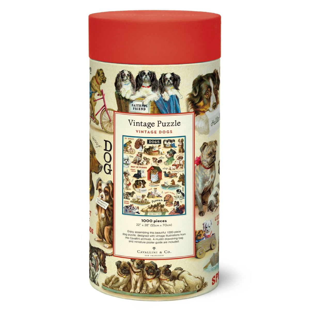 Puzzle Vintage dogs